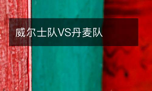 威爾士隊VS丹麥隊